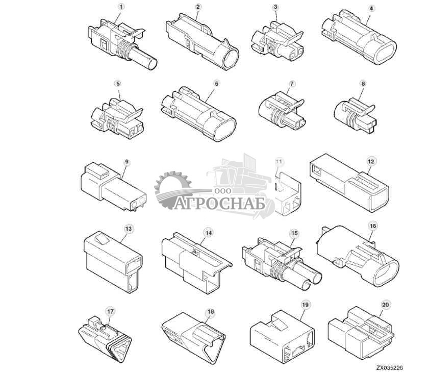 Аксессуары жгута проводов 